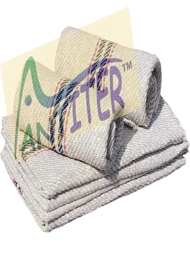 Antiter Cotton Floor Cleaning King Size Poach for Professionals use, Hospitals, Corporates Offices, Malls. Big Size with Excellent Absorb Quality | 31 x 31 inch (Pack of 4) - Image 1